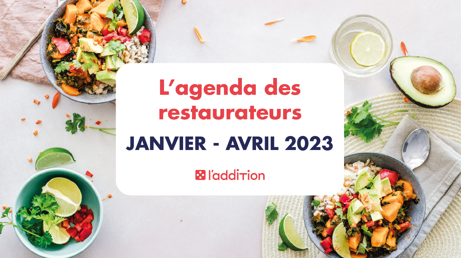Agenda des restaurateurs - janvier / avril 2023