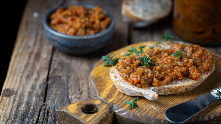 tartare d'aubergine