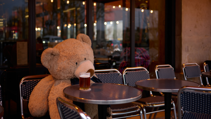Peluches terrasses Paris