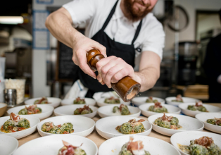 Plat signature data restaurant