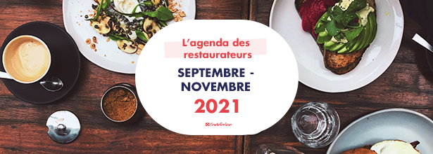 Agenda des restaurateurs - Septembre / Novembre